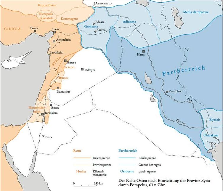 Karte Syria von Michael Sommer