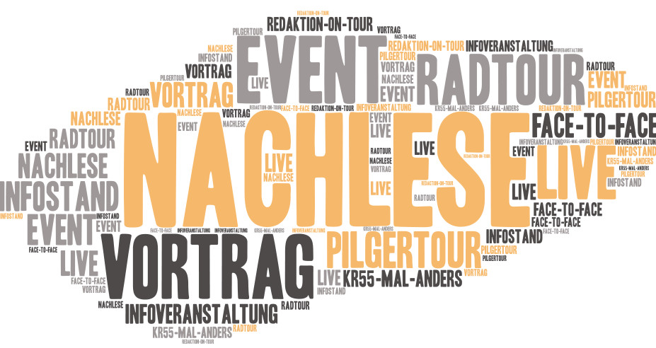 Nachlese: Vortrag, Event, Pilgertour, Infostand